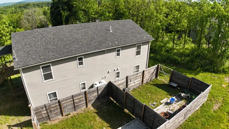 Aerial view across the property and Kerhonkson landscape